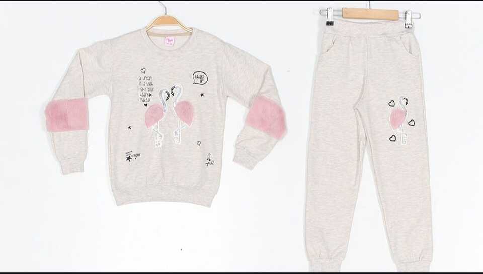 Flamıngo Nakıslı Sardonlu Takım